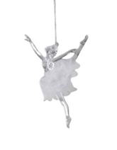 Ballerina Poly 9,5x15 cm Elegant Juleophæng i Balletstil